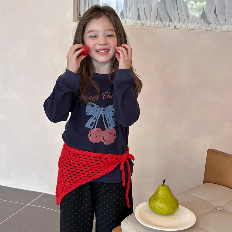 童装儿童宝宝舒适云朵绒棉休闲韩版长袖T恤卡通打底衫卫衣上衣