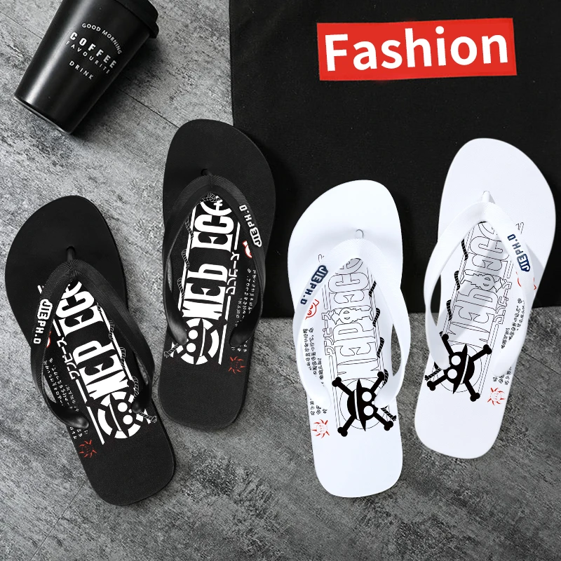 夏季个性时尚人字拖男女防滑耐磨韩版小众个性情侣凉拖外穿沙滩鞋