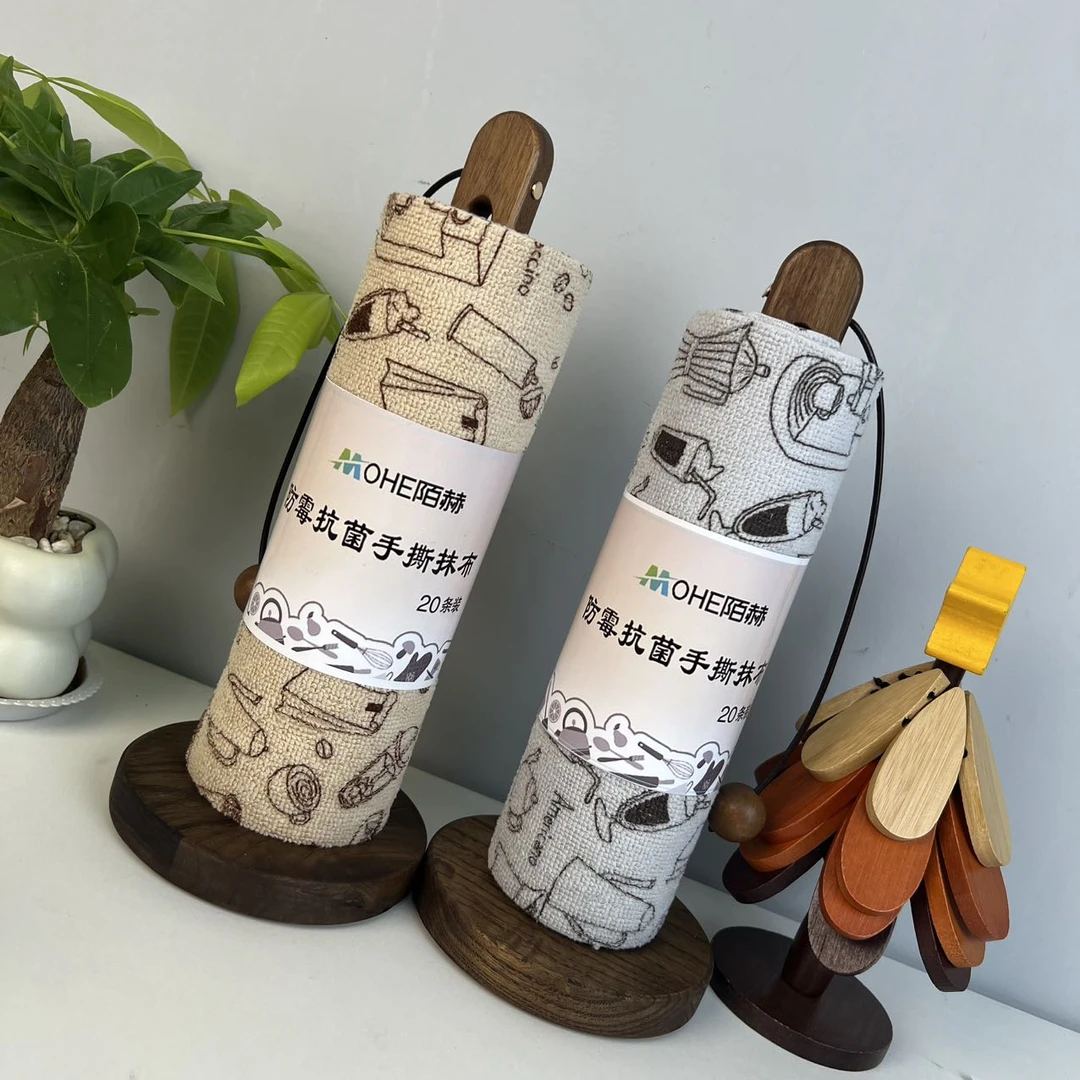 陌赫防霉抗菌手撕抹布厨房湿巾