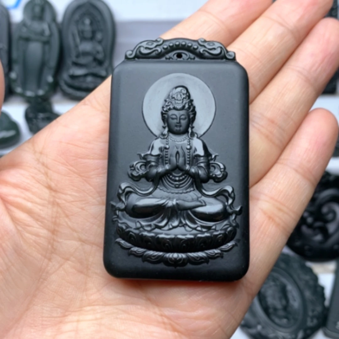 【闪购商品】颈饰未镶嵌和田玉双面雕刻