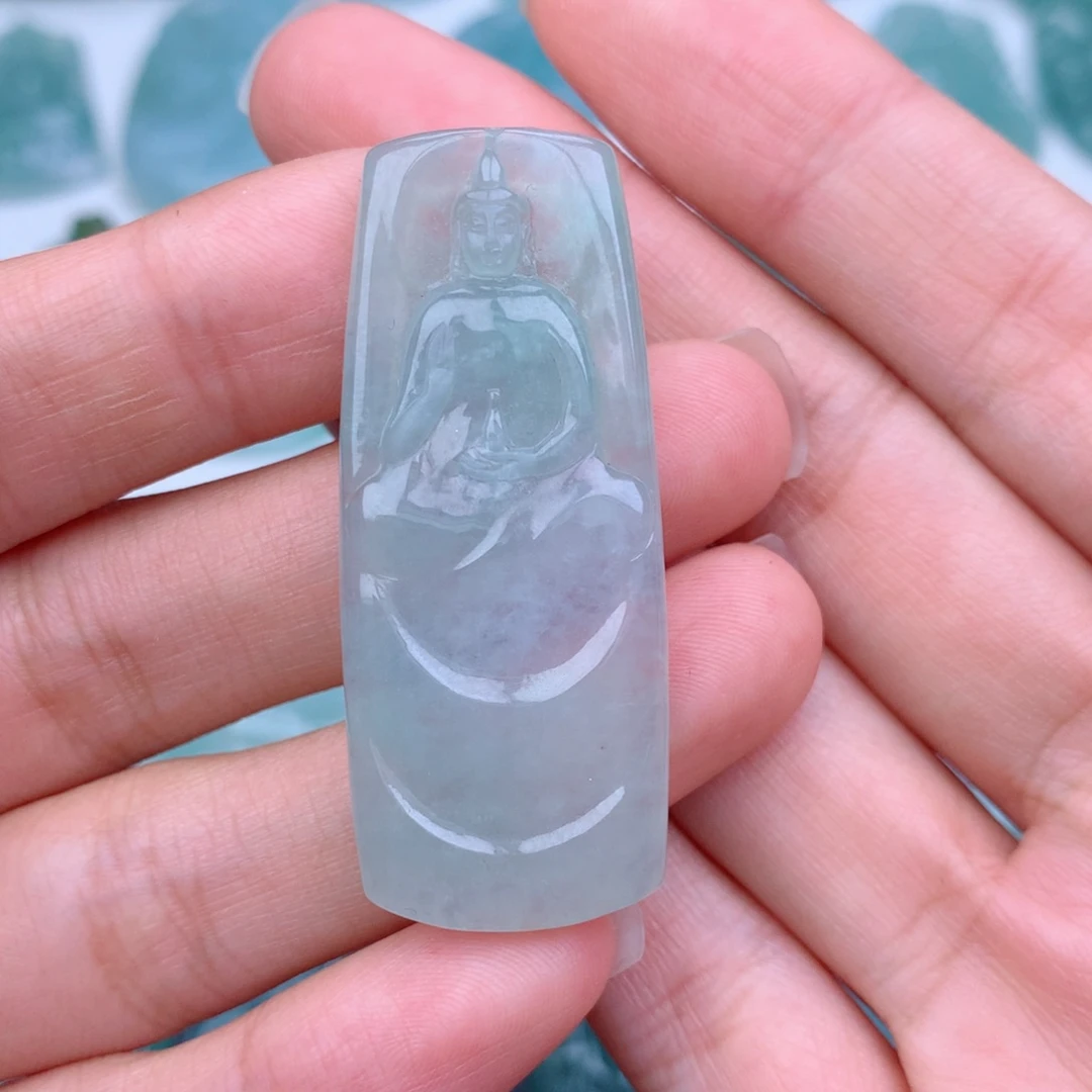 颈饰未镶嵌翡翠观音