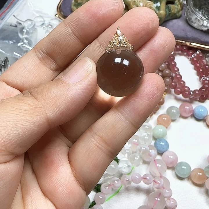 银S925镶嵌颈饰水晶婷*