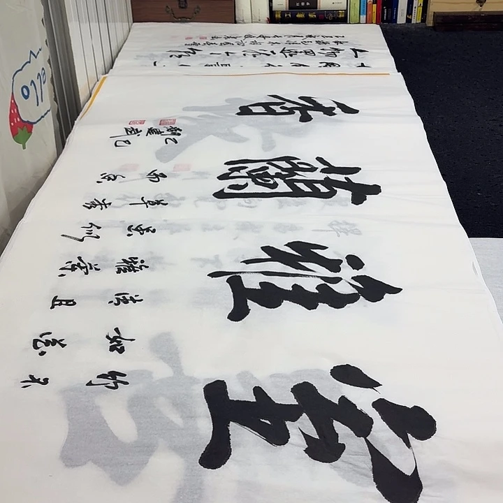 书法老师精品行书平尺