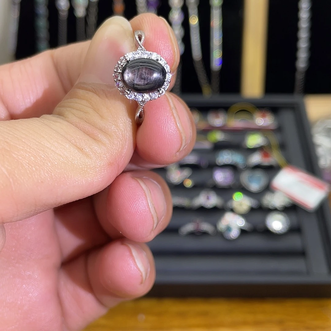 紫晶珠宝半成品未镶嵌