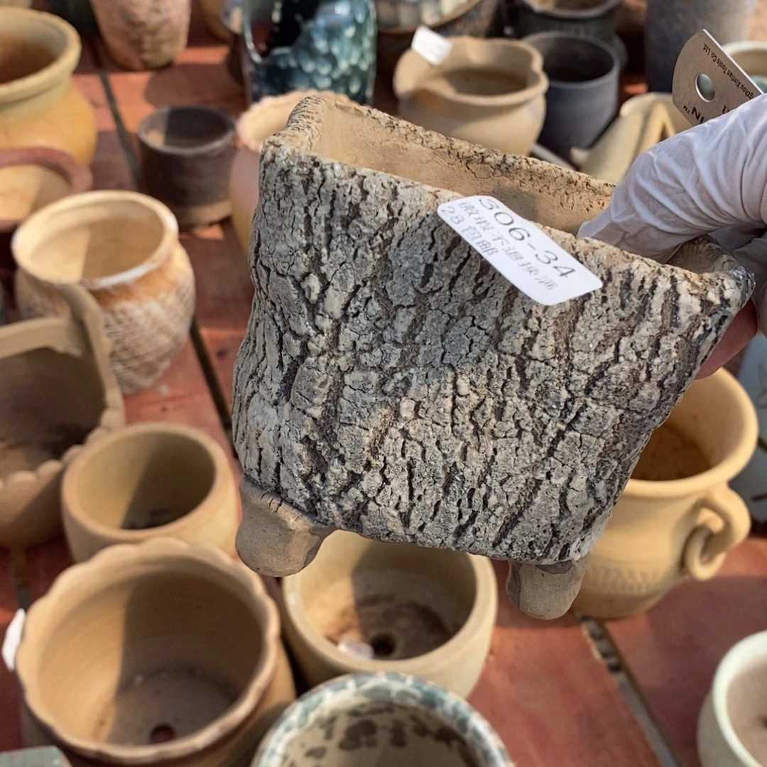 红陶往**烟34号多肉盆一个呀