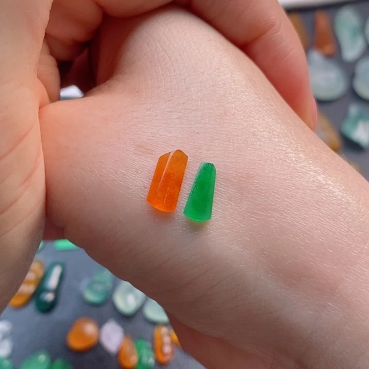 定制翡翠未镶嵌切割面