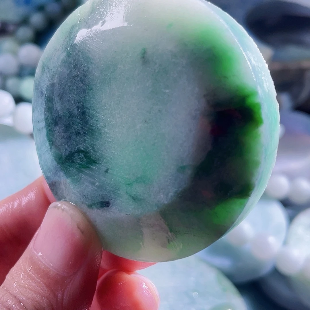 翡翠散珠天然翡翠A货