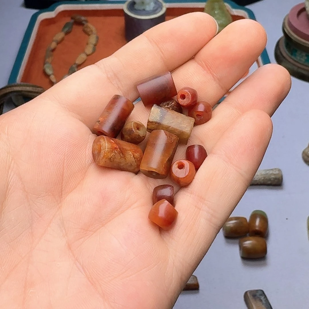 未镶嵌蛇纹石玉手链缘**随