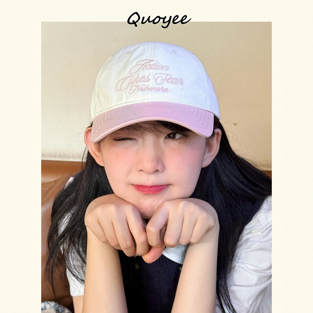 Quoyee/绝了这个网红鸭舌帽ins加班都要赶出来上架重工水洗YS03