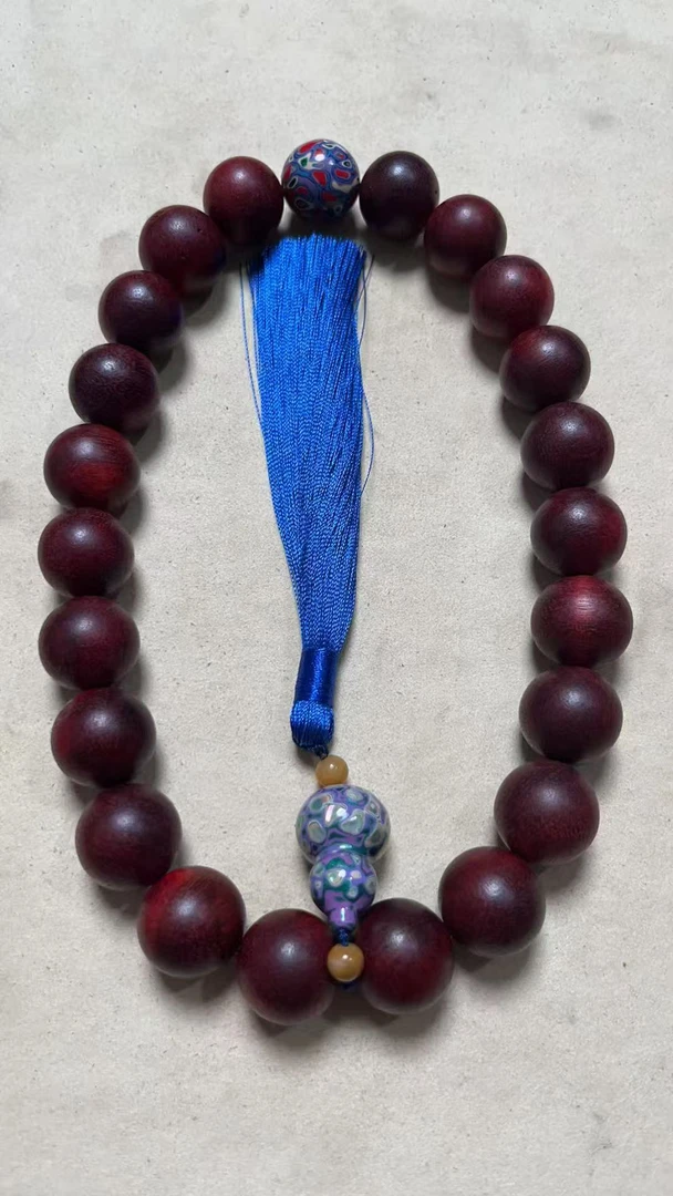 ZYH89手持2.0+1.8大漆配饰珠+大漆葫芦1.8×2.8吊坠+流苏