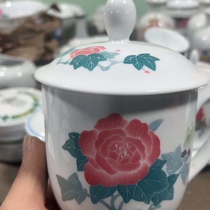 陶杯子，杯子，杯子，杯子手绘550毫升