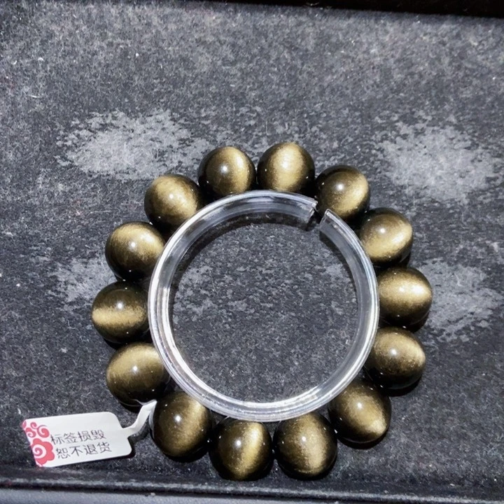 黑曜岩未镶嵌手链爱*欣