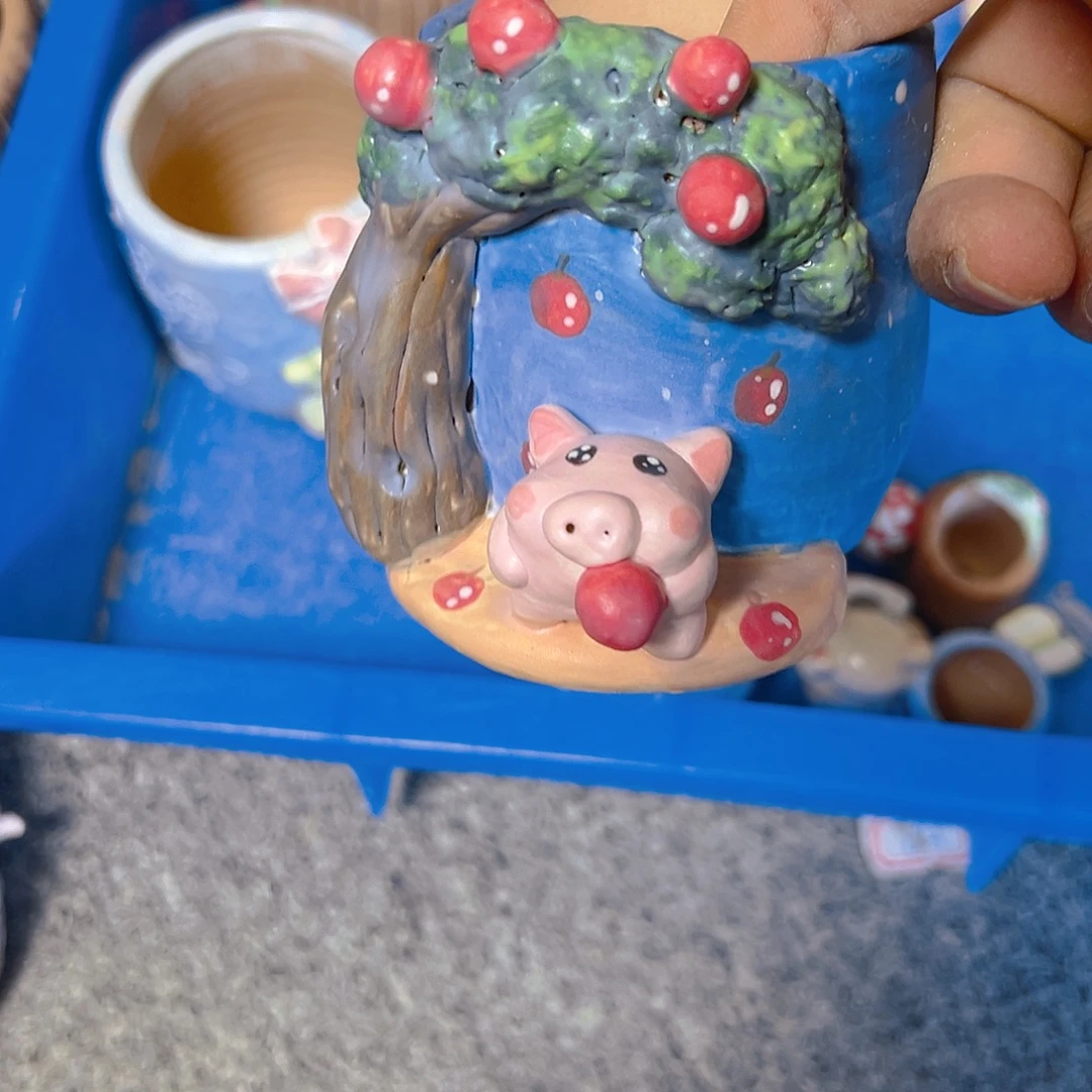 清仓老梧家的手工多肉花盆
