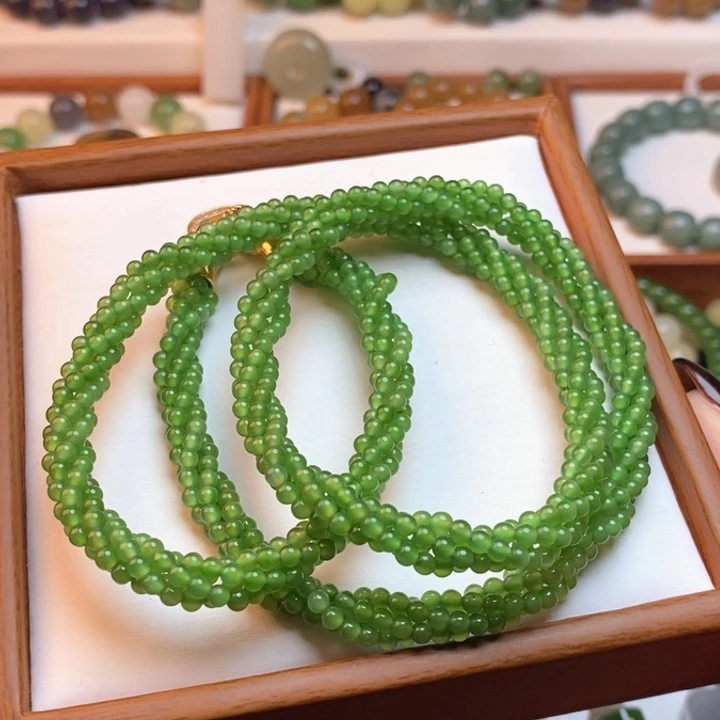 和田玉未镶嵌手链