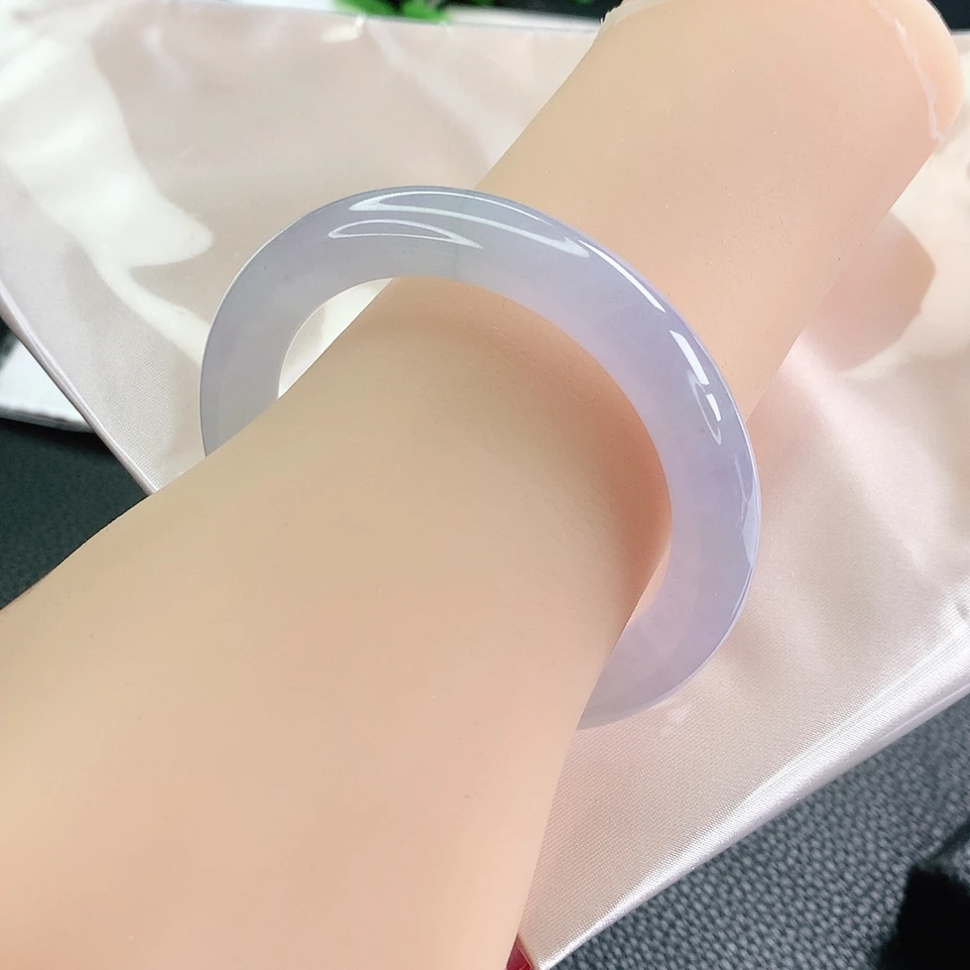 翡翠未镶嵌手镯53圈