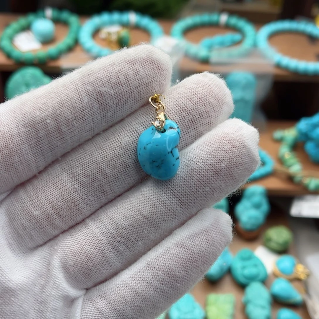 绿松石未镶嵌配饰