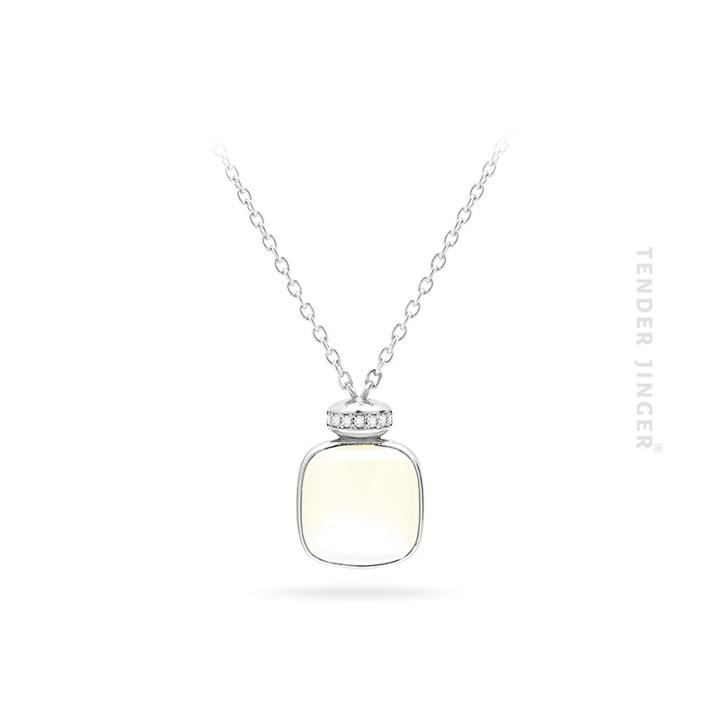 Tender Jinger 坠链均925银 小香水项链气质百搭轻奢双色设计款