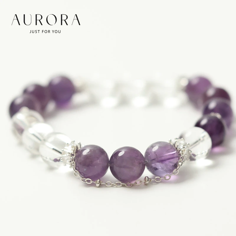 合金石英石手链 奥罗拉原创设计水晶手串串珠饰品手饰手链MF7030