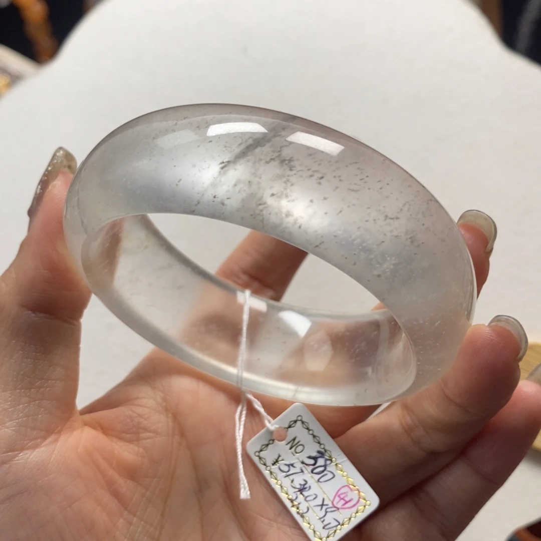 石英质玉未镶嵌手镯57.3特价不退换41号