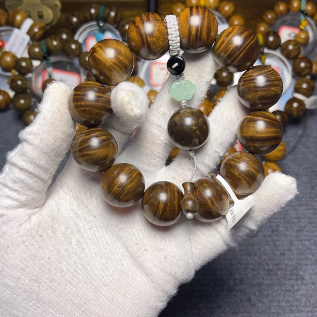 手串/手链楠木（金丝楠）乌木2.0水波428