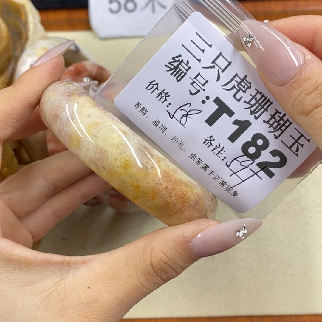 硅化珊瑚（珊瑚玉）1未镶嵌I**.