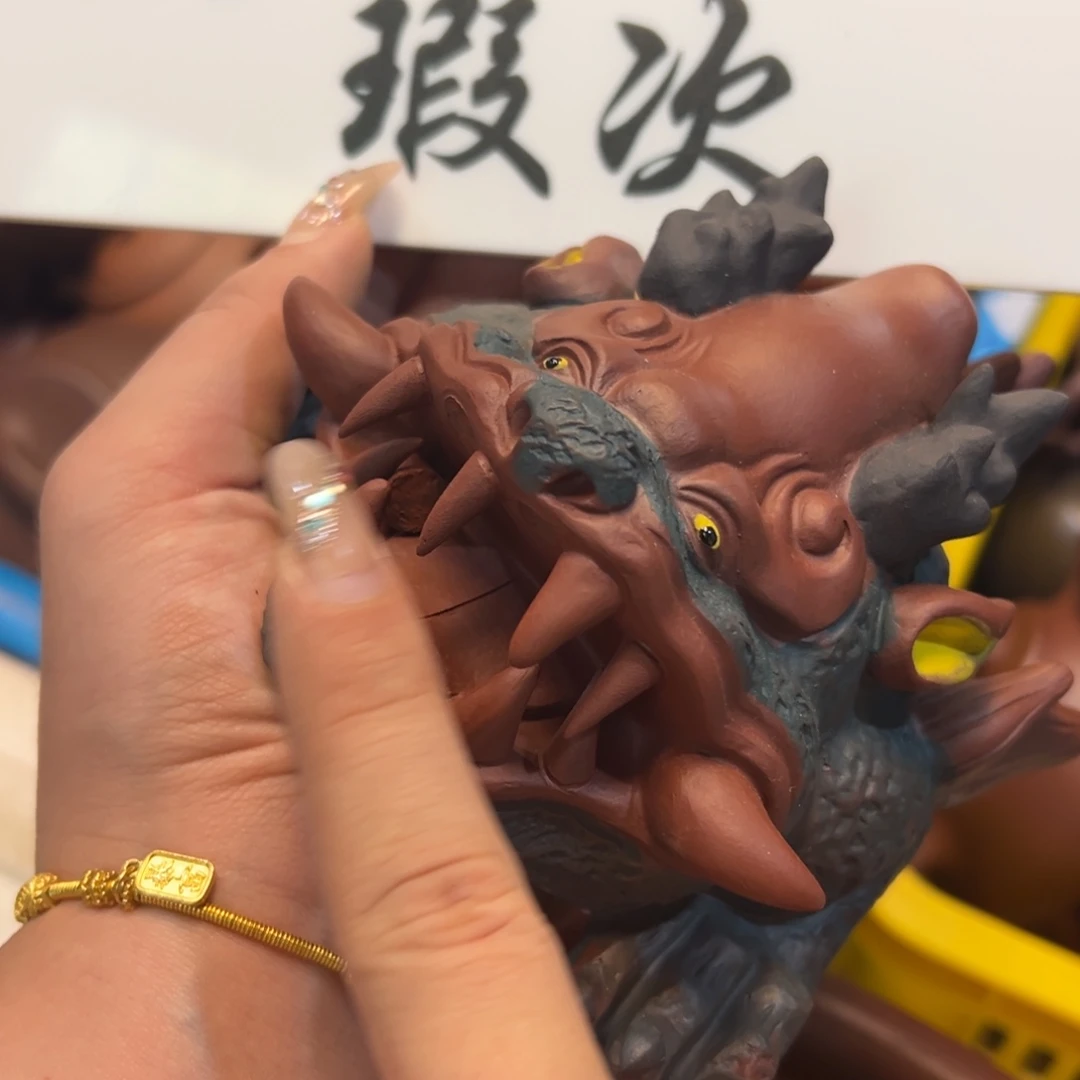 紫砂雕宠小器高品