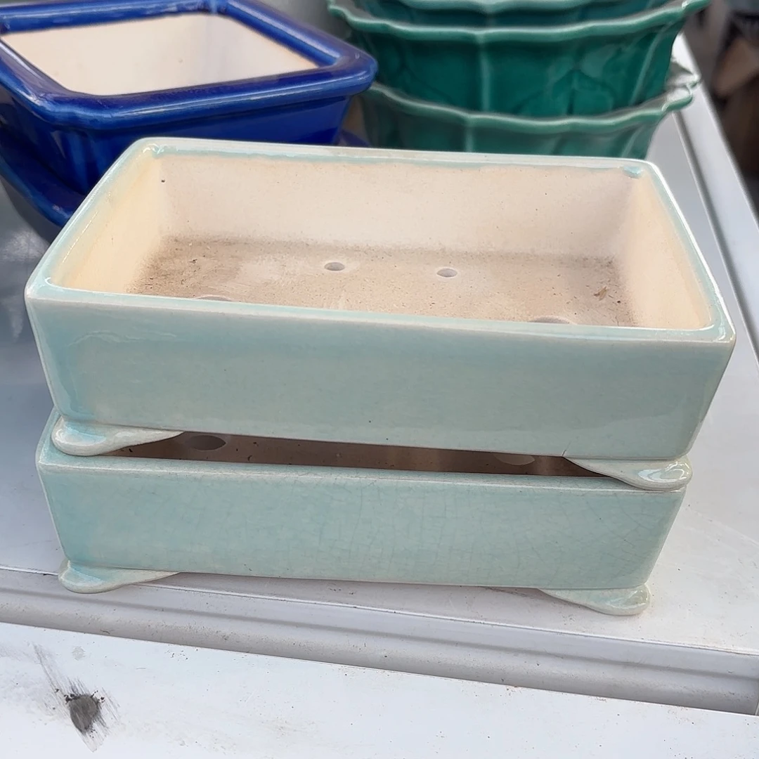 紫砂花盆15.5✖️10.5✖️3紫砂工艺品