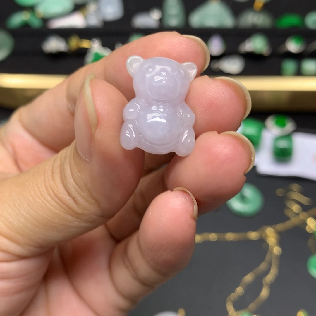 吊坠(不含链)未镶嵌翡翠有纹裂