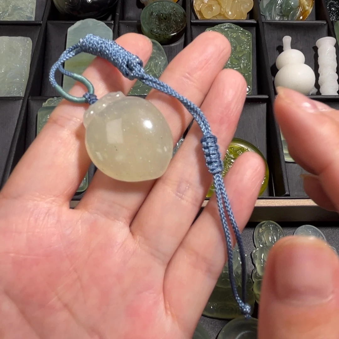 蛇纹石玉未镶嵌吊坠(不含链)