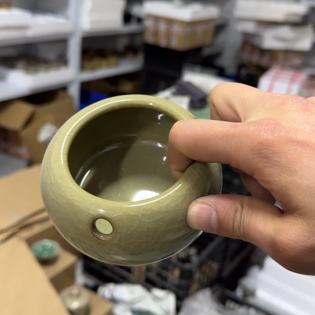 小金茶具青瓷茶器