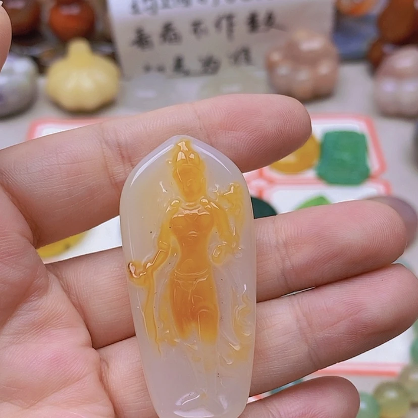 【闪购商品】未镶嵌玛瑙/玉髓珠宝半成品尽**美