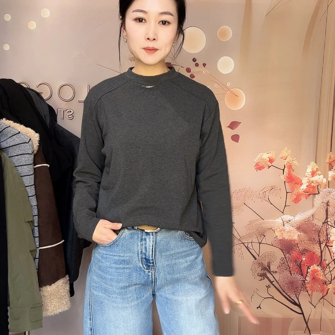 深灰大版磨毛打底