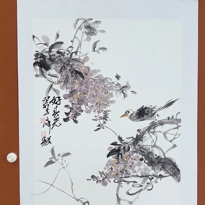国画李文峰的画作