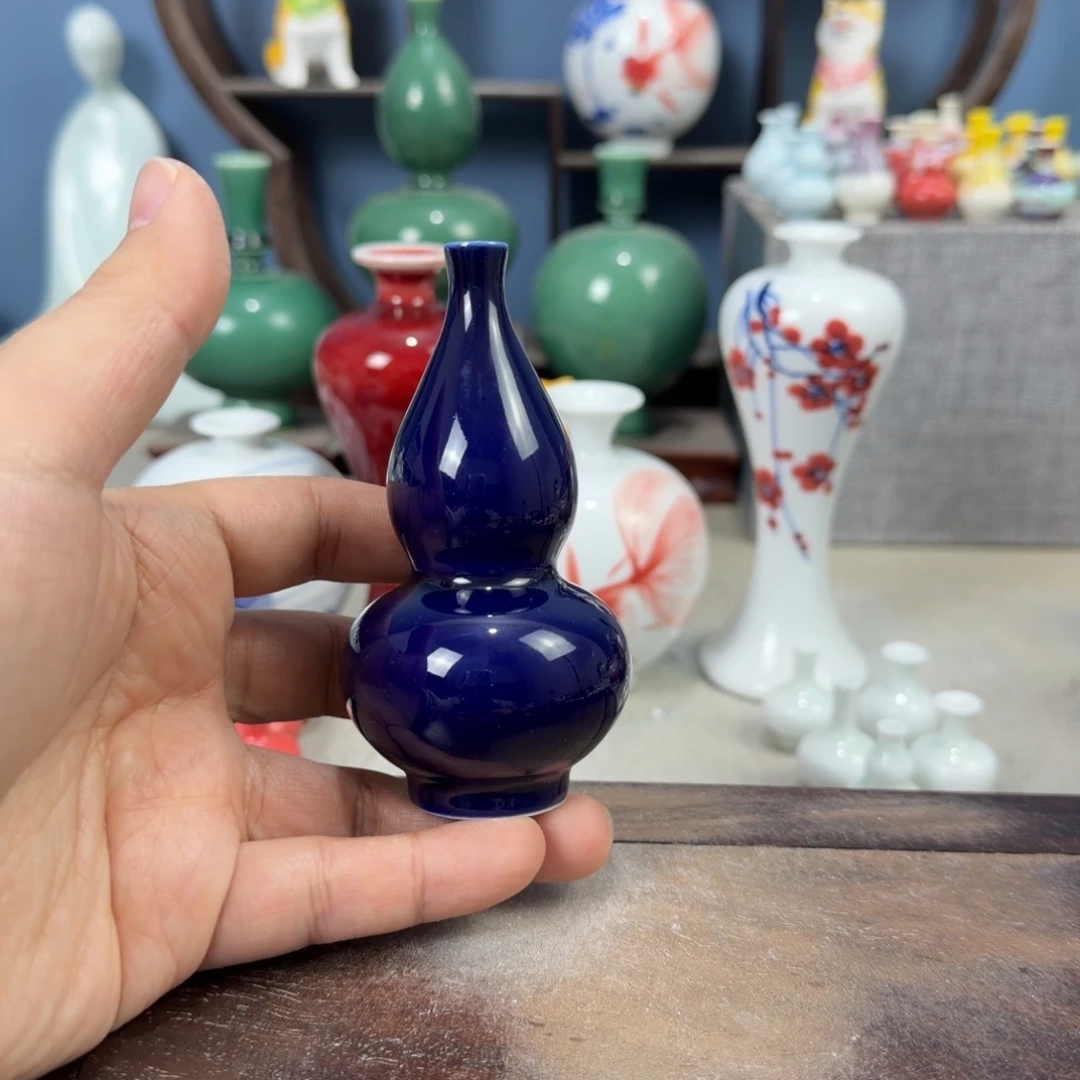 陶瓷手工小花器摆件