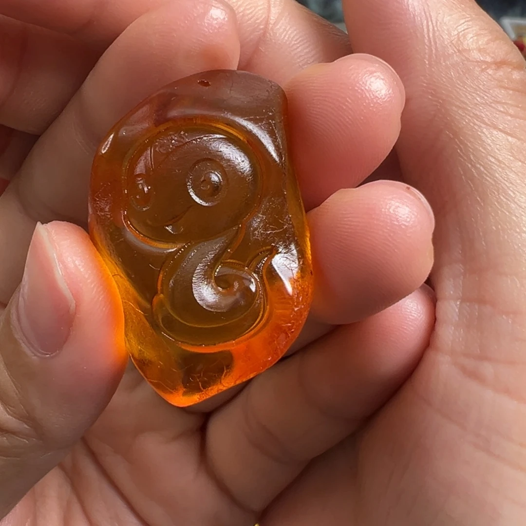 裸石琥珀未镶嵌微瑕