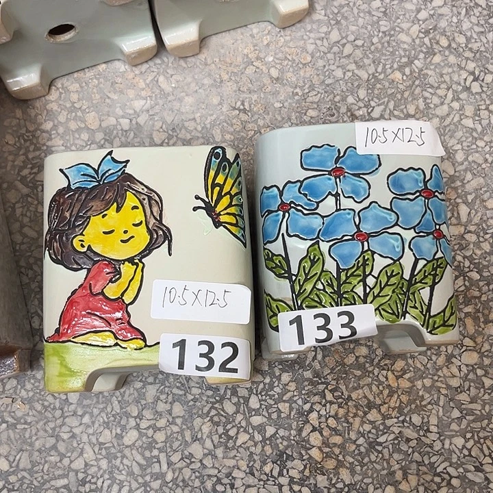 紫砂花盆粗陶材质多肉花盆