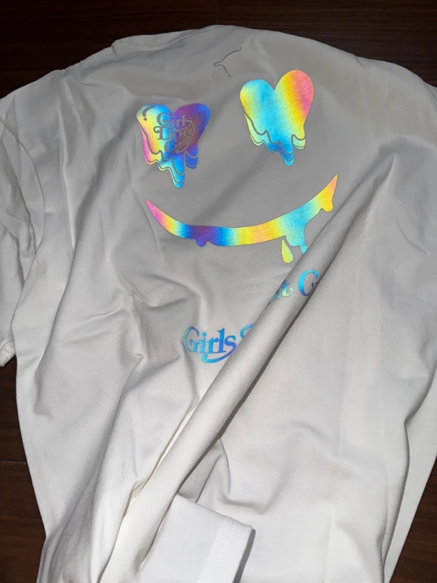 pureytalk溶解3M炫彩反光纯棉短袖