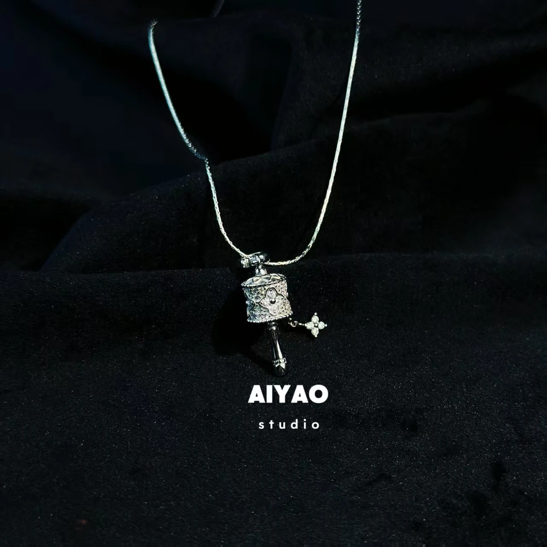 合金手链 【AIYAO】转经筒项链
