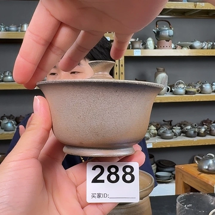 坭兴陶柴烧全手工原矿泥料杯