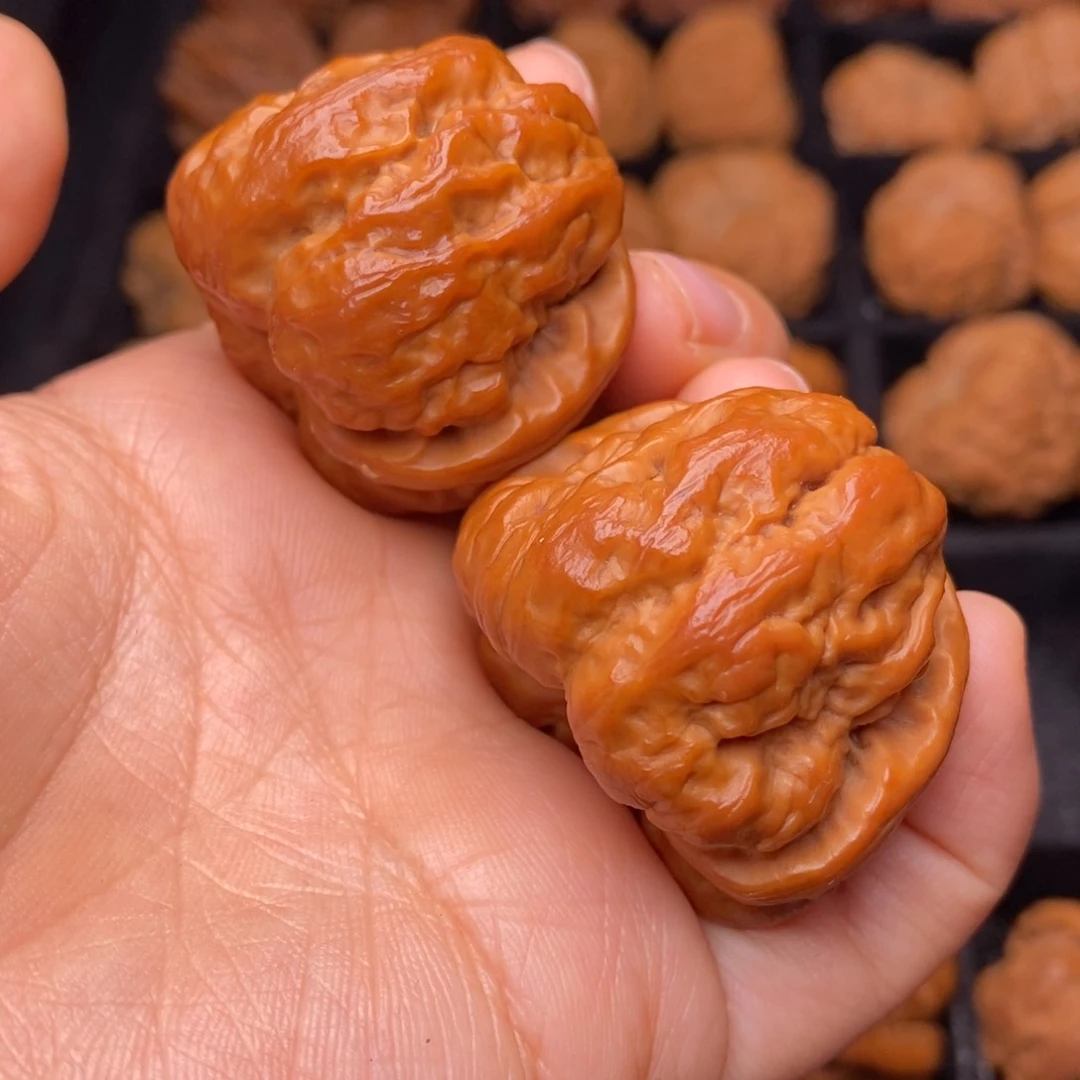 文玩核桃把件秦岭野生核桃