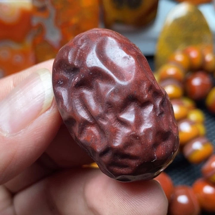 玛瑙/玉髓手把件未镶嵌