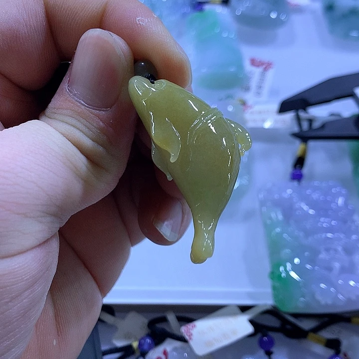 翡翠未镶嵌颈饰天然翡翠A货吊坠