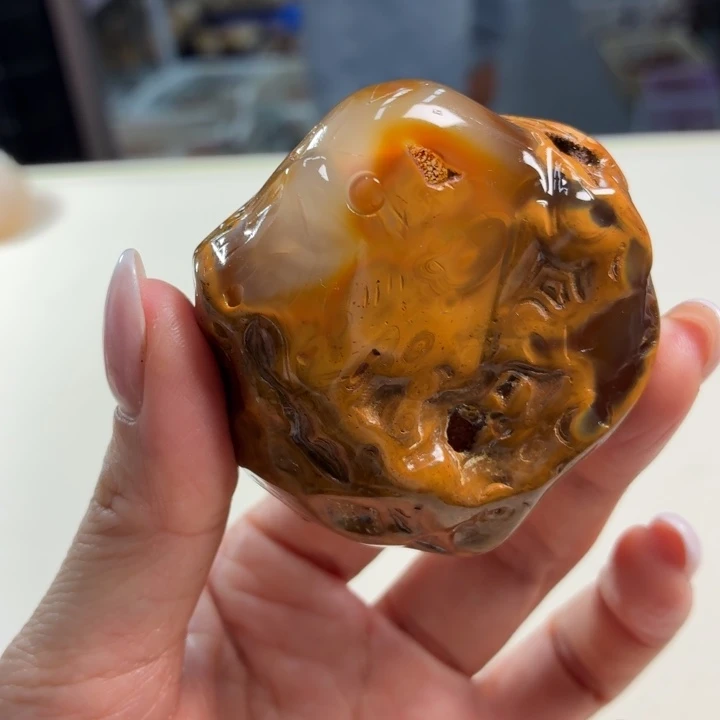 玛瑙/玉髓吊坠(不含链)未镶嵌