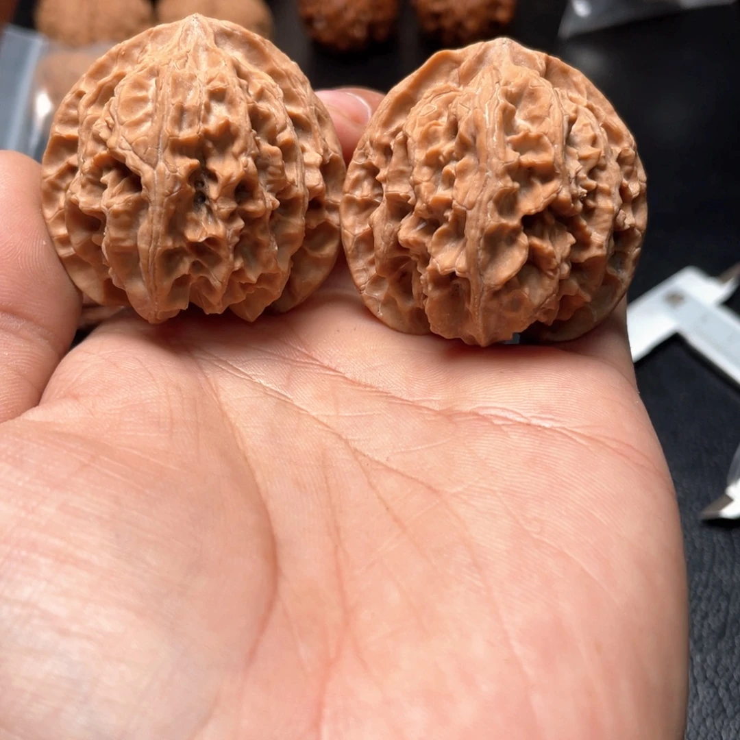 木***白吊坠文玩核桃文玩核桃吊坠麻核桃120