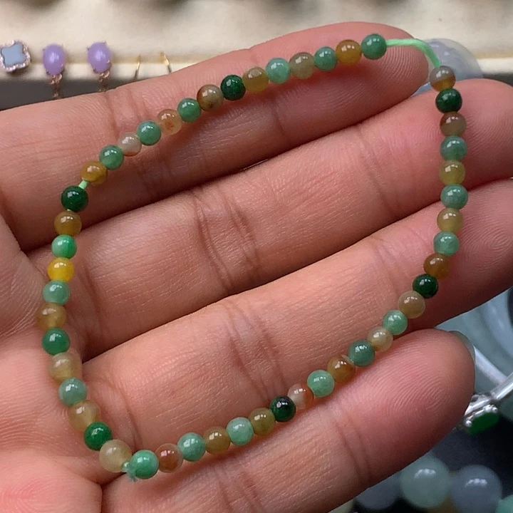 翡翠未镶嵌手链卡4