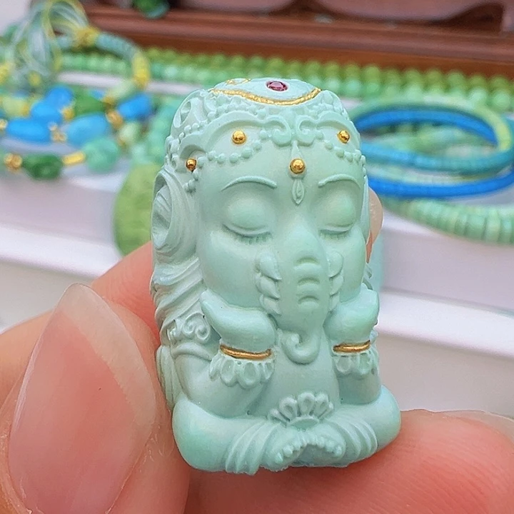 未镶嵌绿松石项链