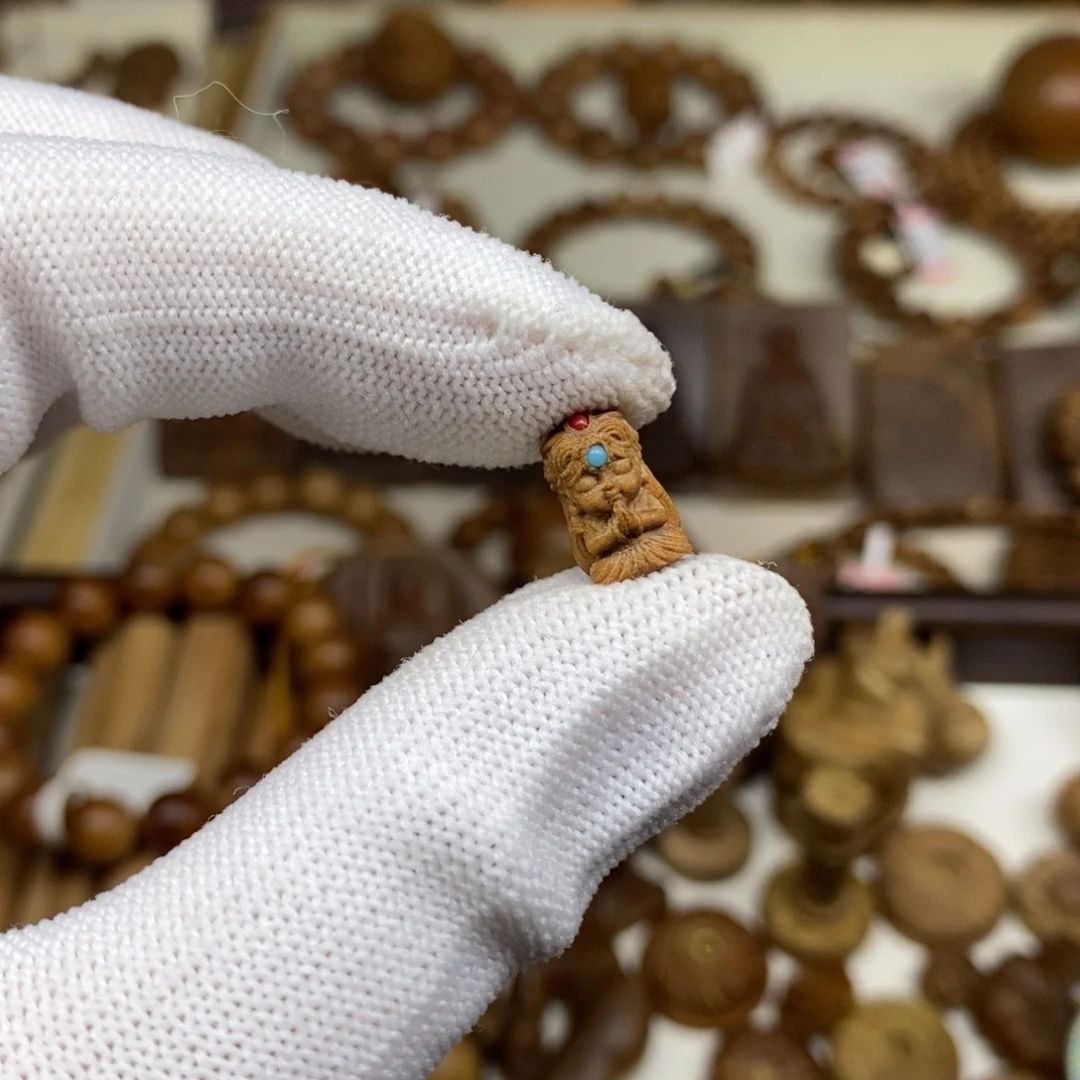 檀香木散珠印度迈索尔老山檀mini扎基1.2