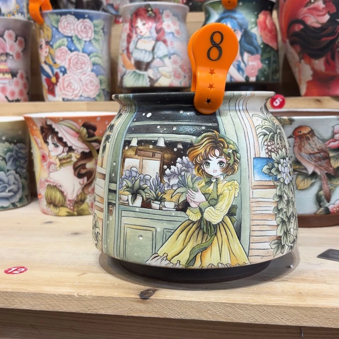 景德镇手绘花盆陶瓷13/14