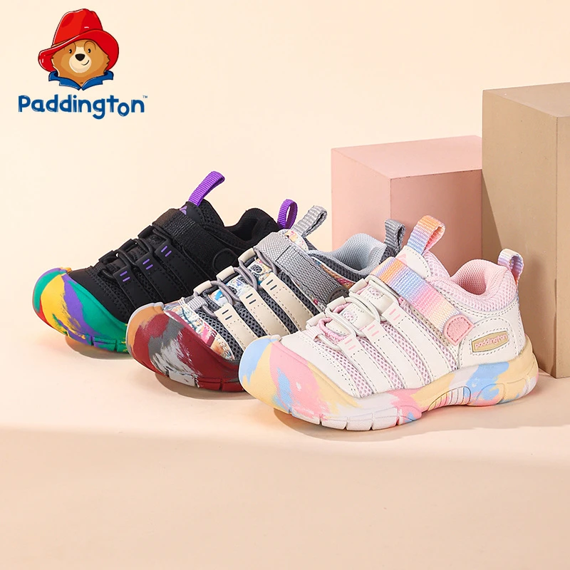 帕丁顿熊儿童运动鞋迷彩2025春秋款男童户外鞋子女宝宝童鞋幼儿鞋