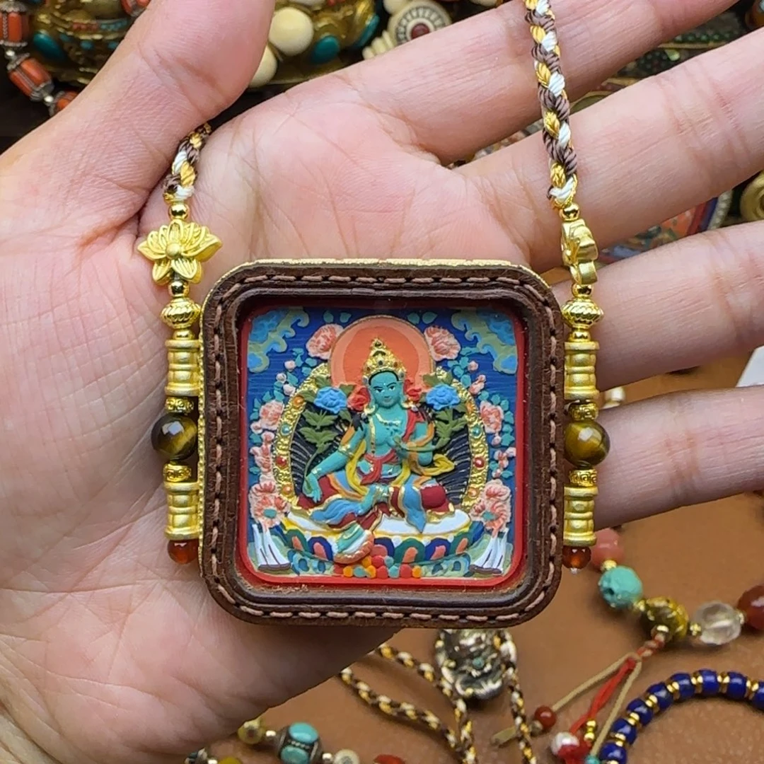 菩***圣玻璃颈饰星月菩提